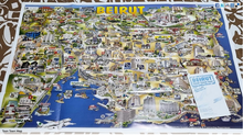 Load image into Gallery viewer, Beirut Toon Town Map