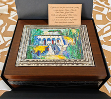 Load image into Gallery viewer, Hand Painted Joseph Matar Tea Box