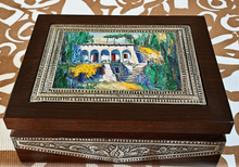 Load image into Gallery viewer, Hand Painted Joseph Matar Tea Box