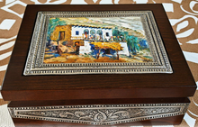 Load image into Gallery viewer, Hand Painted Joseph Matar Tea Box