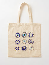 Load image into Gallery viewer, Evil Eyes Tote Bag
