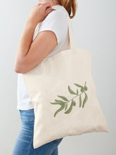 Load image into Gallery viewer, Olive Tree Branch Tote Bag