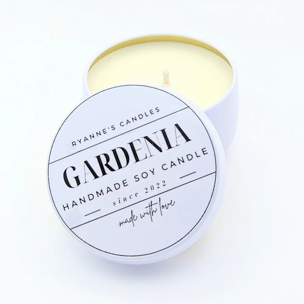 Gardenia Candle Lebanese Glass