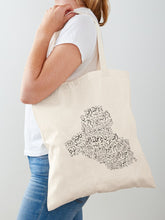 Load image into Gallery viewer, Iraq Map Tote Bag