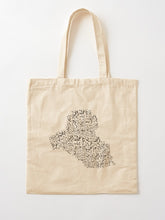 Load image into Gallery viewer, Iraq Map Tote Bag