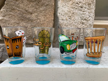 Load image into Gallery viewer, Hand Painted Tea or Arak Glass Cups