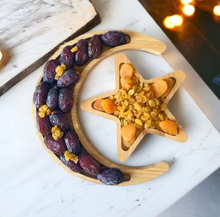Load image into Gallery viewer, Bamboo Ramadan Serving Trays
