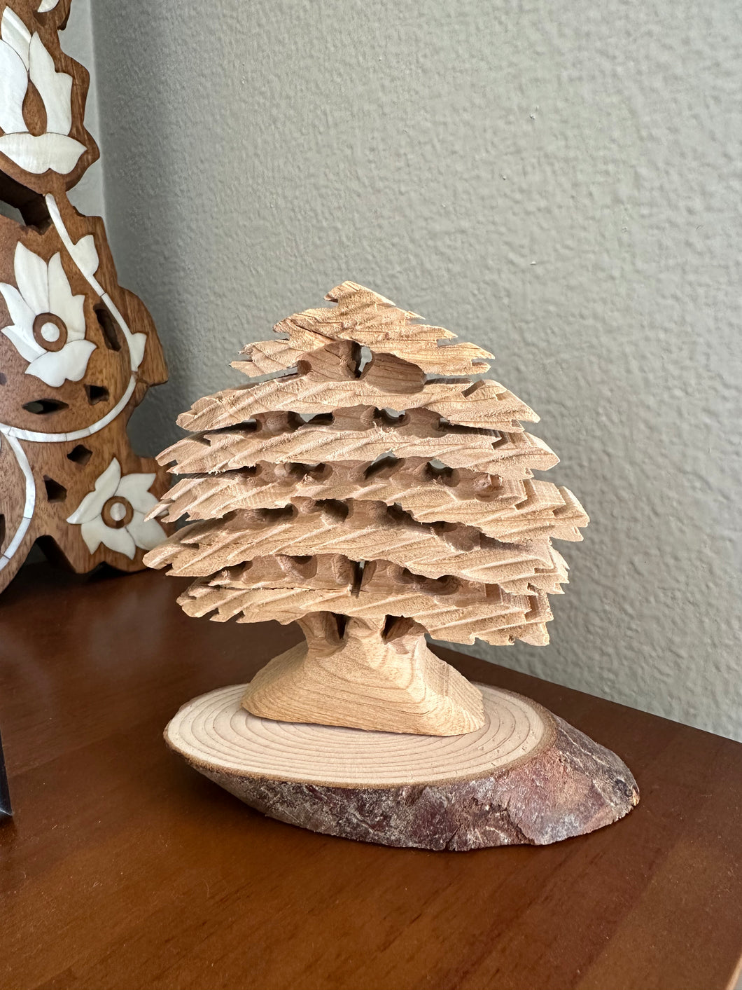Small Hand-carved Lebanese Cedar