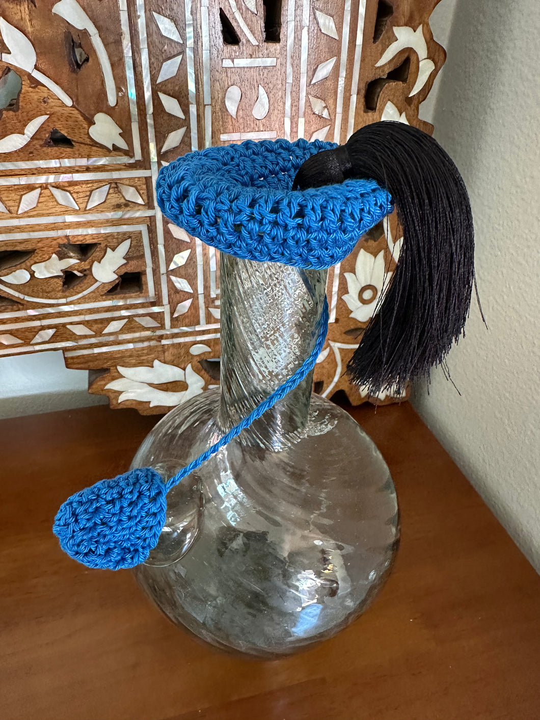 Blue & Black Tarboosh