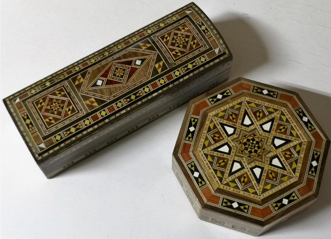 Wooden Arabesque Box Set