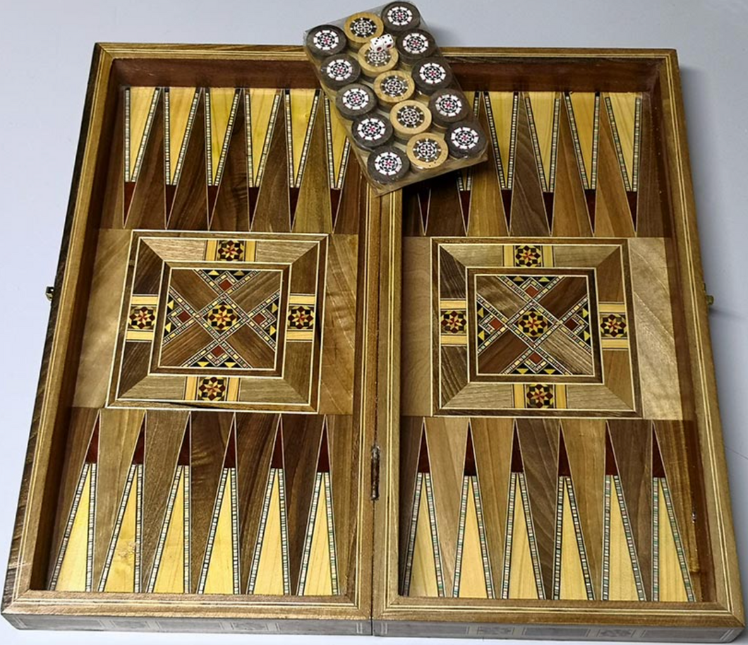 Luxury Wooden Backgammon