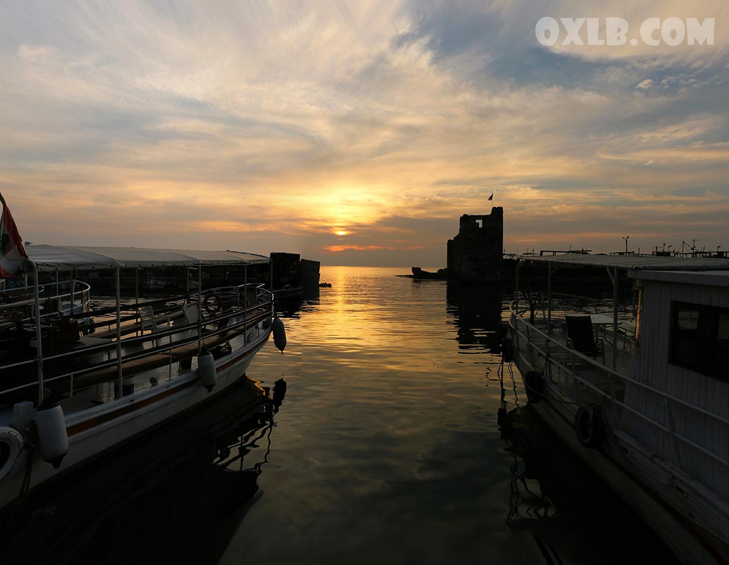 Sunset Jbeil Byblos Harbor