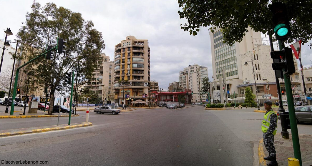 Sassine Square in Ashrafieh, Beirut