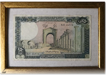 Load image into Gallery viewer, Frames Lebanese Currency Banknotes
