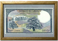 Load image into Gallery viewer, Frames Lebanese Currency Banknotes
