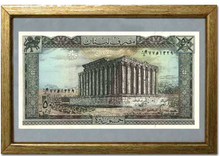 Load image into Gallery viewer, Frames Lebanese Currency Banknotes
