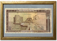 Load image into Gallery viewer, Frames Lebanese Currency Banknotes
