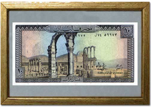 Load image into Gallery viewer, Frames Lebanese Currency Banknotes
