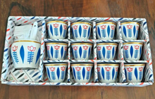 Load image into Gallery viewer, Set of 12 Coffee Cups and Sugar Pot
