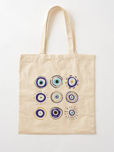 Load image into Gallery viewer, Evil Eyes Tote Bag
