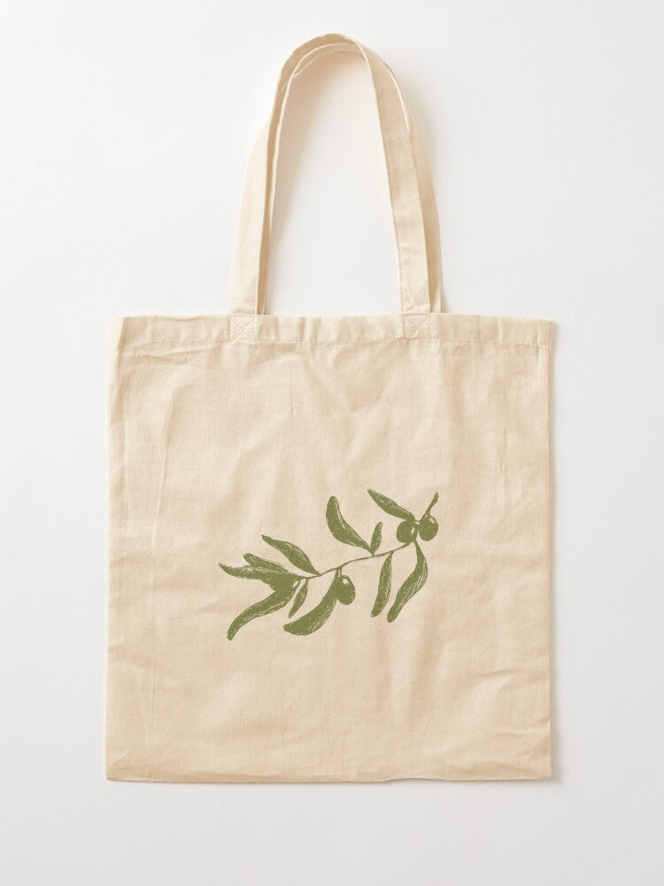 Olive Tree Branch Tote Bag