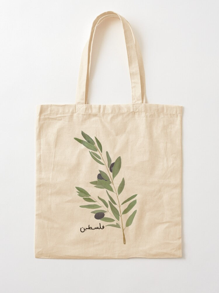 Palestine Olive Tree Tote Bag