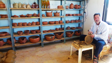 Load image into Gallery viewer, Handmade Lebanese Fakhar or Clay Pot
