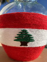 Load image into Gallery viewer, Wrapped Lebanese Flag Traditional Jug
