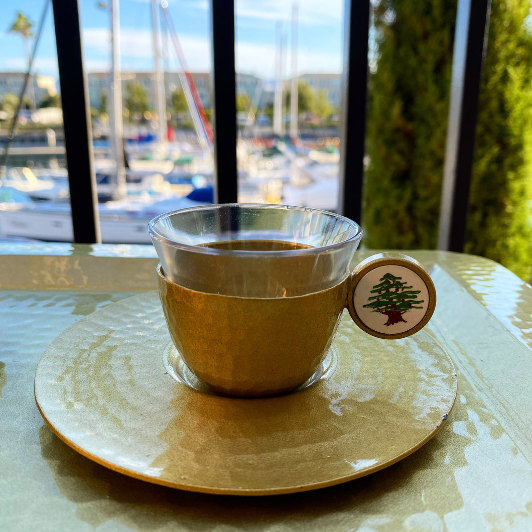 Lebanese Cedar Arabic Coffee Cup