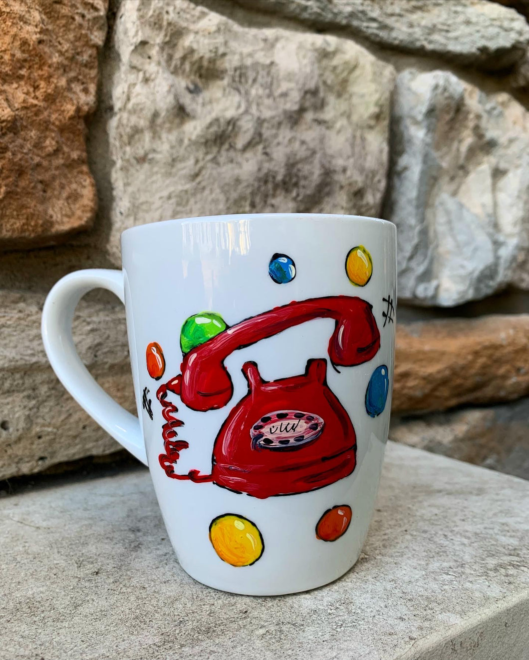 Hand Painted Coffee Mug