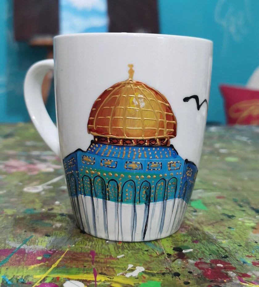 Hand Painted Al Quds Mug