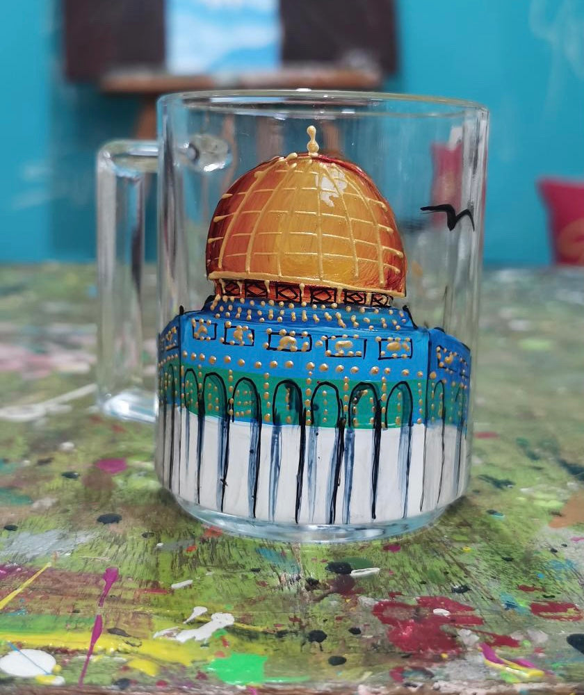 Hand Painted Al Quds Nescafé/Tea Mug
